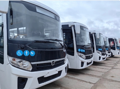 Прибавилось пять новых автобусов в Великоустюгском округе.