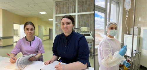 Студенты-медики проходят практику на базе Вологодской областной детской клинической больницы.