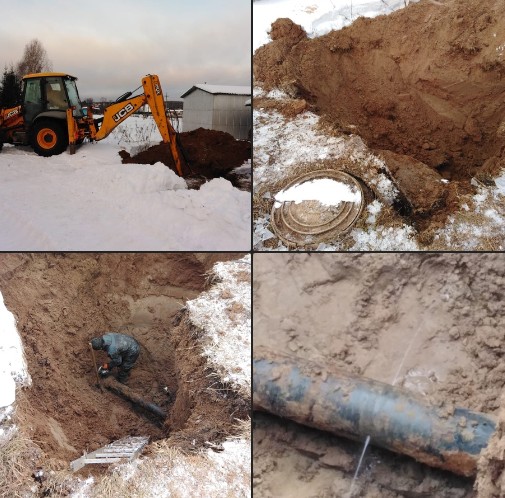 В Васильевском продолжаются ремонтно-восстановительные работы на сетях холодного водоснабжения.
