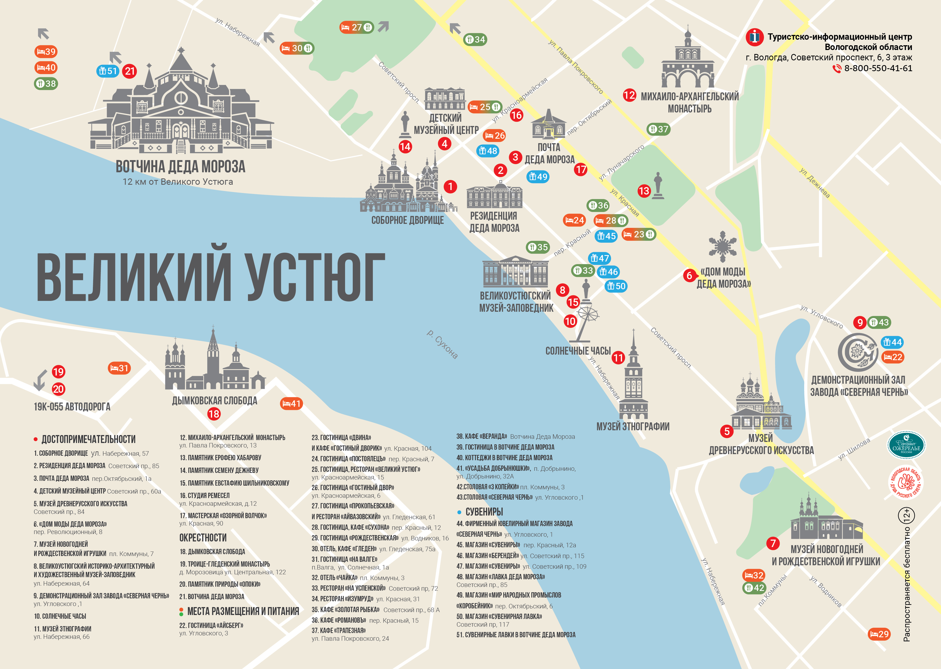 Туристическая карта города.